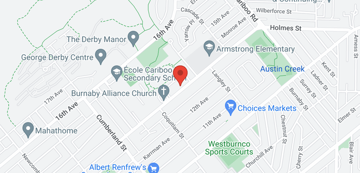 map of 8657 ARMSTRONG AVENUE